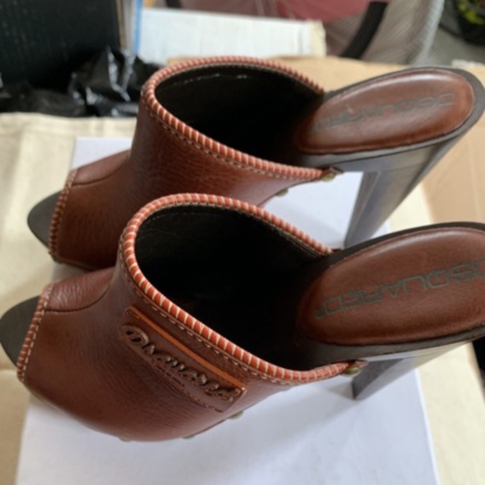Dsquared 2 leather clog
